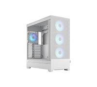 Fractal Design Pop XL Air Tower Blanc - Boîtier PC Acier/Verre Trempé, ATX/EATX, 2x3.5", 4x2.5", 3x120mm avant, 1x120mm arrière, USB 3.2 Gen 1