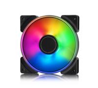 Fractal Design Prisma AL-12 - Ventilateur de boîtier - 120 mm - noir, blanc, semi-transparent (pack de 3)