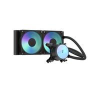 Fractal Design Radius 240 RGB, Black - Refroidisseur liquide AIO | Refroidisseur AIO pour processeur avec ventilateurs Dynamic 3 et performances de refroidissement élevées.
