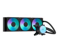 Fractal Design Radius 360 RGB Black AIO 120mm 3x12cm ventilateurs palier céramique 2.1mmH2O noir