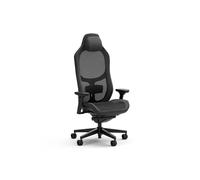 Fractal Design Refine Mesh Dark Gaming Chair - Ergonomic Office Desk Chair Functionality with 4D Adjustable Armrests, High-Back Support, Lumbar Cushion, and Breathable Mesh