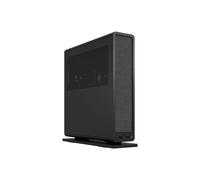 Fractal Design Ridge Noir - Boîtier PC SFF Mini-ITX Acier, 4x2.5", 3 Slots d'Extension, 2x140mm Latéraux, Compatible SFX/SFX-L, USB 3.2 Gen1/Gen2