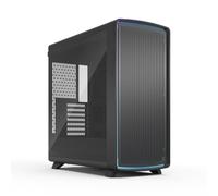 Fractal Design Summit Ambience Blackout TG Light Tint - Boîtier PC Gaming | Comprend trois ventilateurs Momentum, des détails en bois courbé et une façade en mesh pour un flux d’air optimal.