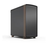 Fractal Design Summit Black Solid - Boîtier PC Gaming | Comprend trois ventilateurs Momentum, des détails en bois courbé et une façade en mesh pour un flux d’air optimal.