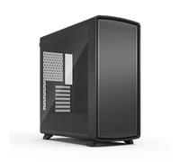 Fractal Design Summit Blackout TG Light Tint - Boîtier PC Gaming | Comprend trois ventilateurs Momentum, des détails en bois courbé et une façade en mesh pour un flux d’air optimal.