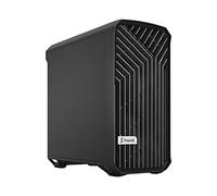 Fractal Design Torrent Compact Black - Solid Side Panel - Open Grille for Maximum air Intake - Two 180mm PWM Fans Included - Type C - ATX Airflow Mid Tower PC Gaming Case