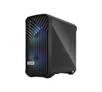 Fractal Design Torrent Compact RGB TG Light Tint - Boîtier compact - ATX étendu - pas d'alimentation (ATX) - noir - USB/Audio