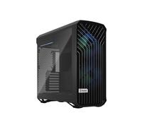 Fractal Design Torrent Tower Noir, Façade en verre trempé, ATX/EATX/mATX/ITX, 2x180mm avant, Compatible radiateurs 360/420mm, USB 3.2 Gen 1/Gen 2 Type-C