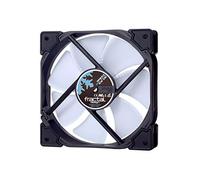 Fractal Design Venturi HP-12 Blanc - PWM - Fan d'ordinateur - Optimisé pour Un débit d'air élevé - LLS-Roulements - Jambes de Forme aérodynamique - 12v - 120 mm - Blanc (Single)