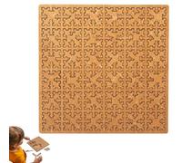 Fractal Tray Puzzle for Adults, Mind Bending Wooden Jigsaw Puzzle, Unique Irregular Wooden Labyrinth, Hard Difficult Wooden Jigsaw Puzzles for Adults (DD)