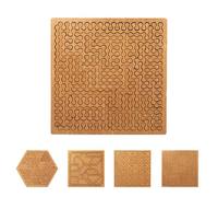 Fractal Tray Puzzle-Fractal Puzzle, Unique Irregular Shape Design for Loves Mental Enthusiasts Impossible Difficult for Adults Reverse Thinking Challenging Irregular Jigsaw with Frame (Chain)