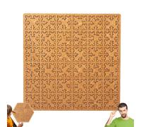 Fractal Tray Puzzle, Irregular Fractal Puzzles for Adults, Challenging Reverse Thinking Experience with Frame, Boost Problem Solving Skills (Cube)