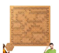 Fractal Tray Puzzle, Irregular Fractal Puzzles for Adults, Challenging Reverse Thinking Experience with Frame, Boost Problem Solving Skills (Auspicious Clouds)