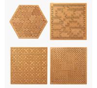 Fractal Tray Puzzle, Mind Bending Portable Brain Teaser for Adults, Irregular Shape, Challenging Gift Idea (Max)