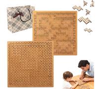 Fractal Tray Puzzles, 2026 New Reverse Thinking Puzzles, Unique Irregular Creative Labyrinth Impossible Difficult, with Frame for Brain Training Games (2PCS-4)