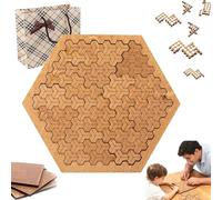 Fractal Tray Puzzles, 2026 New Reverse Thinking Puzzles, Unique Irregular Creative Labyrinth Impossible Difficult, with Frame for Brain Training Games (D)