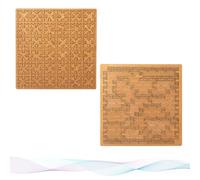 Fractal Tray Puzzles for Adults, Hilbert Curve Puzzle Wooden Brain Teaser, No-Image Reverse Logic Jigsaw, Creative Irregular Shape Mind Challenge Gift for Thinkers & Puzzle Fans (Style C)