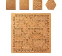 Fractal Tray Puzzles, Hard Difficult Wooden Jigsaw Puzzles for Adults, Mind-Bending Brain Teaser, Portable Impossible Reverse Thinking Challenging No Image Puzzle (#B,#1PCS)