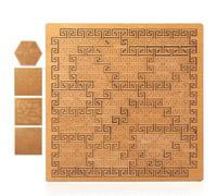 Fractal Tray Puzzles, Hard Irregular Wooden 3D Jigsaw, Reverse Thinking Challenge, Unique Irregular-Shaped Puzzle, for Brain Training Games (Style B)