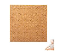 Fractal Tray Puzzles, Hard Irregular Wooden Jigsaw Fractal Puzzle Challenge for Adults, Mind Bending Wooden Jigsaw Puzzle for Family Party, Gift & Travel (C)
