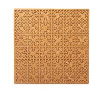 Fractal Tray Puzzles, Hard Wooden Jigsaw Puzzle for Adults, Mind-Bending Irregular Design, Portable Puzzle for Reverse Thinking and Family Fun (Square - Cube)