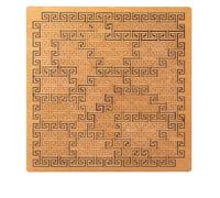 Fractal Tray Puzzles, Mind Bending Wooden Jigsaw Puzzle, Hard Irregular Wooden Jigsaw Fractal Puzzle Challenge, Challenging No-Image Puzzle for Family Party (#A)