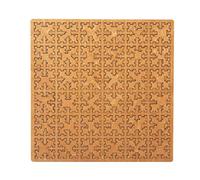 Fractal Tray Puzzles, Puzzle de Plateau Fractal, Hard Wooden Jigsaw Puzzle, Mind-Bending Irregular Design, Portable Puzzle for Reverse Thinking and Family Fun (Square - Cube)