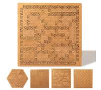 Fractal Tray Puzzles, Unique Irregular Wooden Labyrinth, Difficult Challenging Impossible Puzzle for Adults, Reverse Thinking No Image Puzzle, Mind Games for Family Party Gift (Style2)