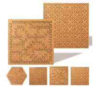 Fractal Tray Puzzles, Unique Irregular Wooden Labyrinth, Difficult Challenging Impossible Puzzle for Adults, Reverse Thinking No Image Puzzle, Mind Games for Family Party Gift (2D)