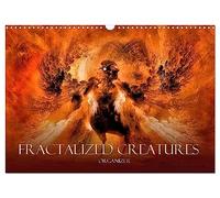 Fractalized creatures (Wall Calendar 2026 DIN A3 landscape), CALVENDO 12 Month Wall Calendar: Digital photo art and painting, combinig animals and fractals.