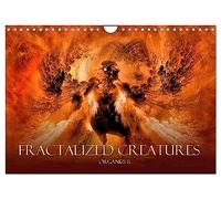 Fractalized creatures (Wall Calendar 2026 DIN A4 landscape), CALVENDO 12 Month Wall Calendar: Digital photo art and painting, combinig animals and fractals.