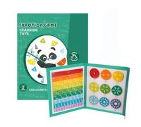 Fraction Manipulatives - Puzzle De Fraction Magnétique, Avec Tuiles Circulaires, Outil Mathématique Éducatif Pour Les De L'école Primaire, Améliore L'apprentissage, Activité Visuelle Pratique