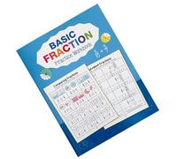 Fraction Operating Exercise Livre Avec Papier À Colorier De 32 Pages Pour Préscolaire Créatif D'apprentissage De Voyages D'activité Préscolaire