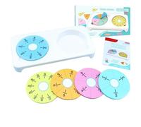 Fraction Tiles Ensemble de Salle de Classe | Jeux de Fractions pour | Aide pédagogique à Code Couleur pour Les compétences d'apprentissage précoce à l'école Primaire