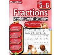 Fractions Math Workbook 5th And 6th Grade