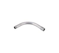Fränkische Rohrwerke Coude fileté en aluminium ABG-E, Ã? mm - pouce 40 mm, Gaine + protection pour câbles, Argent