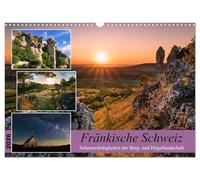 Fränkische Schweiz - Sehenswürdigkeiten der Berg- und Hügellandschaft (Wandkalender 2026 DIN A3 quer), CALVENDO Monatskalender: Felsformationen der Fränkischen Alb