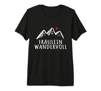 Fräulein Wandervoll Randonnée Femme Hobby Montagne Femme T-Shirt Haut de Gamme