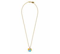 Fräulein Wunder Chaîne 'Acetat Alice Gold' aqua, Taille 45 cm