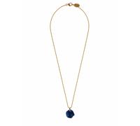 Fräulein Wunder Chaîne 'Acetat Alice Gold' bleu foncé, Taille 45 cm