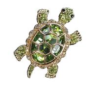 Fragan Diffuseur d'arôme pour ventilation de voiture, clip pour désodorisant de voiture en forme de tortue, décoration d'animaux avec strass artificiels, accessoire amusant pour tableau de bord