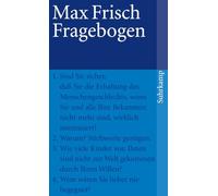 Fragebogen – Suhrkamp Verlag