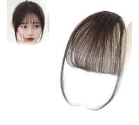 Fragelles Clip in Bangs, Fragelles Hair Bangs, Clip on Bangs, Human Hair Bangs Clip on, Clip in Human Hair Bangs, 3D Clip in Bangs (Dark Brown)