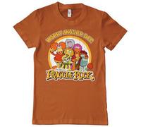 Fraggle Rock Officiellement sous Licence Worry Another Day T-Shirt pour Hommes (Orange brûlé), Medium