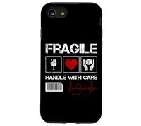 Fragile Handle with Care Graphic Cool Designs, Love Care Coque pour iPhone SE (2020) / 7/8