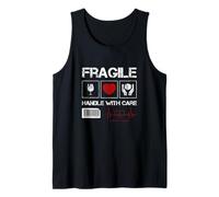 Fragile Handle with Care Graphic Cool Designs, Love Care Débardeur