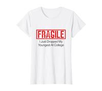Fragile I Just Drop My Daughter Off at College Flowy T-Shirt