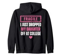 Fragile Je Viens de déposer ma Fille chez Les Parents de Sweat à Capuche