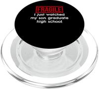 Fragile, Je Viens de Voir Mon Fils Terminer Ses études Secondaires PopSockets PopGrip pour MagSafe