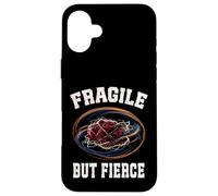 Fragile mais FERCE Empowerment Strong Personne Emotions Tough Coque pour iPhone 16 Plus